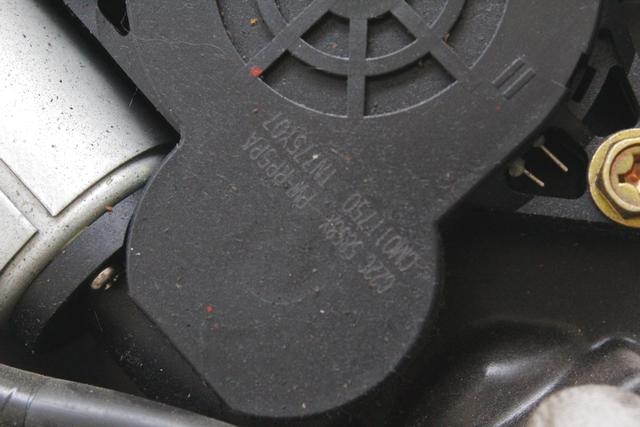 MEHANIZEM DVIGA ZADNJIH STEKEL  OEM N. 17876 SISTEMA ALZACRISTALLO PORTA POSTERIORE ELETT ORIGINAL REZERVNI DEL MAZDA 3 MK1 BK (2003 - 2009)DIESEL LETNIK 2005