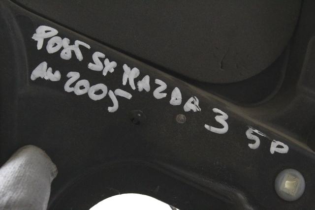 MEHANIZEM DVIGA ZADNJIH STEKEL  OEM N. 17876 SISTEMA ALZACRISTALLO PORTA POSTERIORE ELETT ORIGINAL REZERVNI DEL MAZDA 3 MK1 BK (2003 - 2009)DIESEL LETNIK 2005