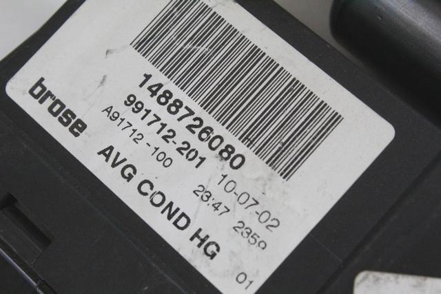MEHANIZEM DVIGA SPREDNJIH STEKEL  OEM N. 16670 SISTEMA ALZACRISTALLO PORTA ANTERIORE ELETTR ORIGINAL REZERVNI DEL PEUGEOT 807 E (2002 - 2008) DIESEL LETNIK 2004