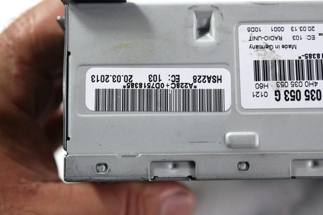 KRMILNA ENOTA RADIJSKE ENOTE OEM N. 4H0035053G ORIGINAL REZERVNI DEL AUDI A8 D4/4H (2009 -2013)DIESEL LETNIK 2013