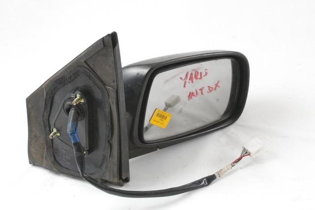 DESNO OGLEDALO OEM N. 879100D917 ORIGINAL REZERVNI DEL TOYOTA YARIS P1 MK1 R (2003 - 2005)BENZINA LETNIK 2003