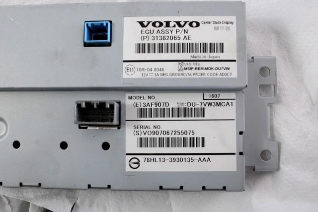 NAVIGCIJA  OEM N. 31382065AE ORIGINAL REZERVNI DEL VOLVO V60 MK1 (2010 - 2018)DIESEL LETNIK 2016