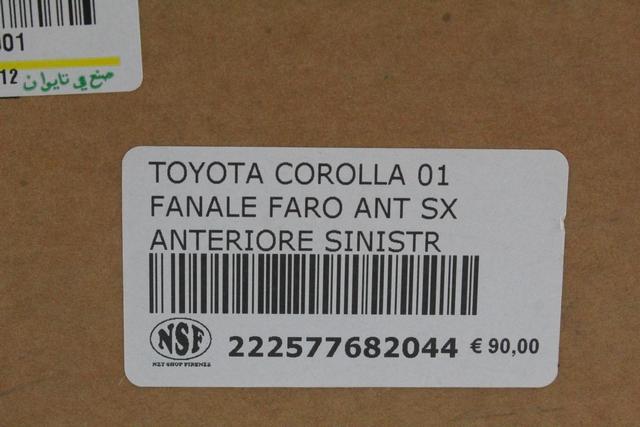 SPREDNJI LEVI ZAROMETI  OEM N. 21211D1LLDEM ORIGINAL REZERVNI DEL TOYOTA COROLLA E12 (2000 - 2006) DIESEL LETNIK 2004