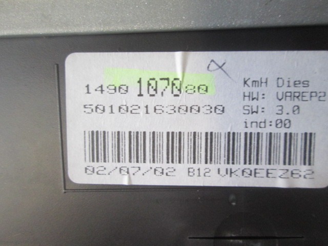 KILOMETER STEVEC OEM N. 610583 ORIGINAL REZERVNI DEL PEUGEOT 807 E (2002 - 2008) DIESEL LETNIK 2002