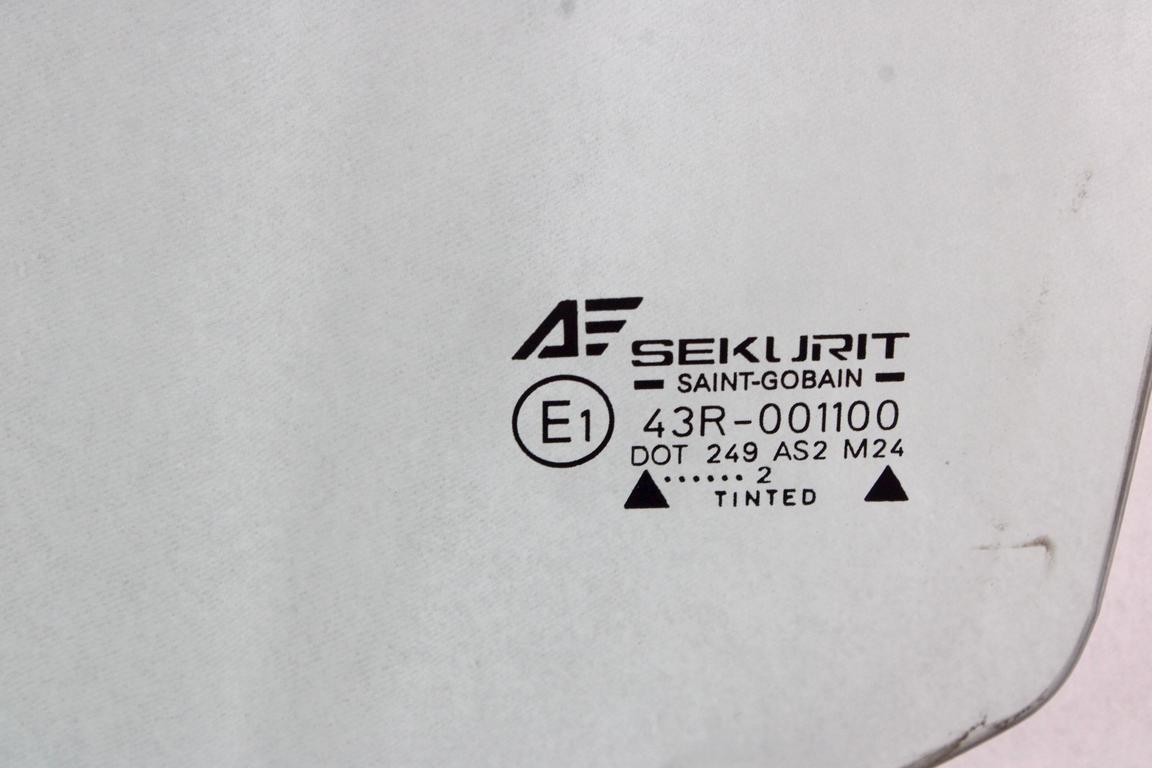 STEKLO SPREDNJIH LEVIH VRAT OEM N. 7M0845201 ORIGINAL REZERVNI DEL VOLKSWAGEN SHARAN 7M8 7M9 7M6 R1 (2000 - 2004)DIESEL LETNIK 2002