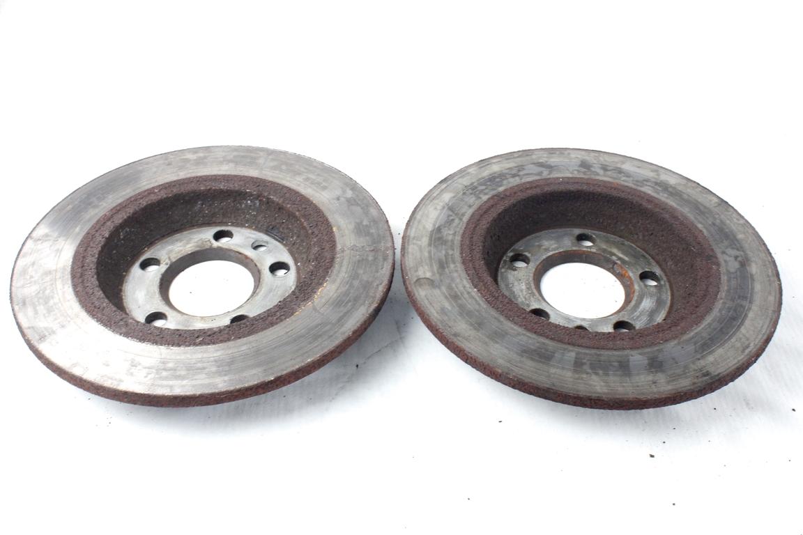 ZADNJI ZAVORNI DISKI OEM N. 7M0615601C ORIGINAL REZERVNI DEL VOLKSWAGEN SHARAN 7M8 7M9 7M6 R1 (2000 - 2004)DIESEL LETNIK 2002