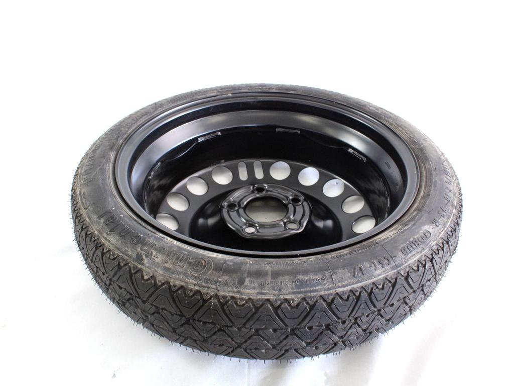 MALO REZERVNO KOLO OEM N. 18904 RUOTINO DI SCORTA ORIGINAL REZERVNI DEL FIAT CROMA 194 MK2 R (11-2007 - 2010) DIESEL LETNIK 2007