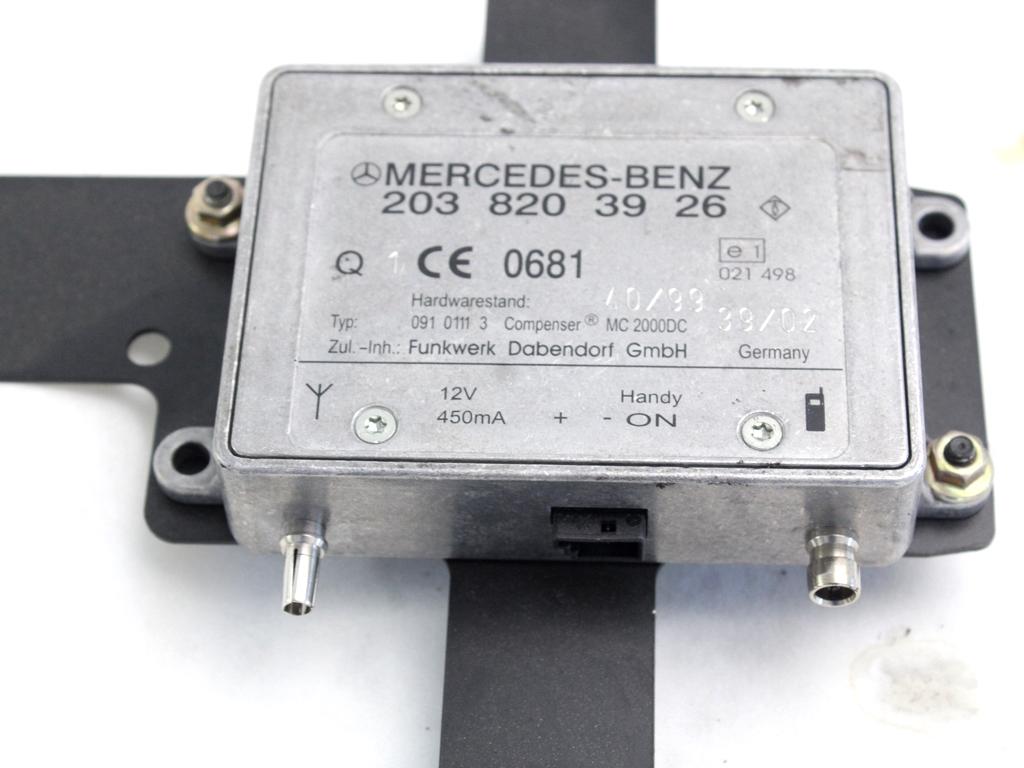 OJACEVALEC / ANTENA OEM N. 2038203926 ORIGINAL REZERVNI DEL MERCEDES CLASSE S W220 (1998 - 2006)DIESEL LETNIK 2000