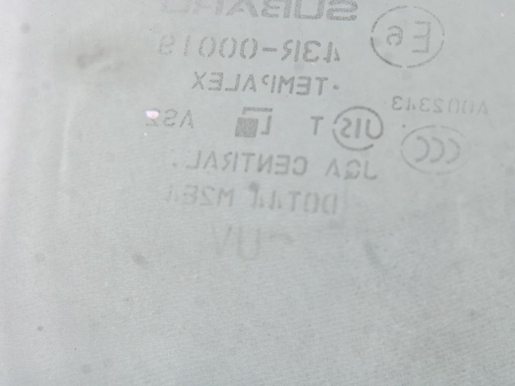 STEKLO SPREDNJIH DESNIH VRAT OEM N. 61011FL000 ORIGINAL REZERVNI DEL SUBARU XV MK2 GT (DAL 2017)BENZINA LETNIK 2019