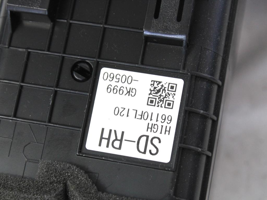 ODVOD ZRAKA OEM N. 66110FL120 ORIGINAL REZERVNI DEL SUBARU XV MK2 GT (DAL 2017)BENZINA LETNIK 2019