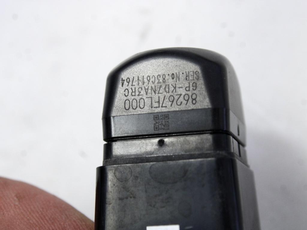 KAMERA ZA VZVRATNI POGLED, SENZOR OEM N. 86267FL000 ORIGINAL REZERVNI DEL SUBARU XV MK2 GT (DAL 2017)BENZINA LETNIK 2019