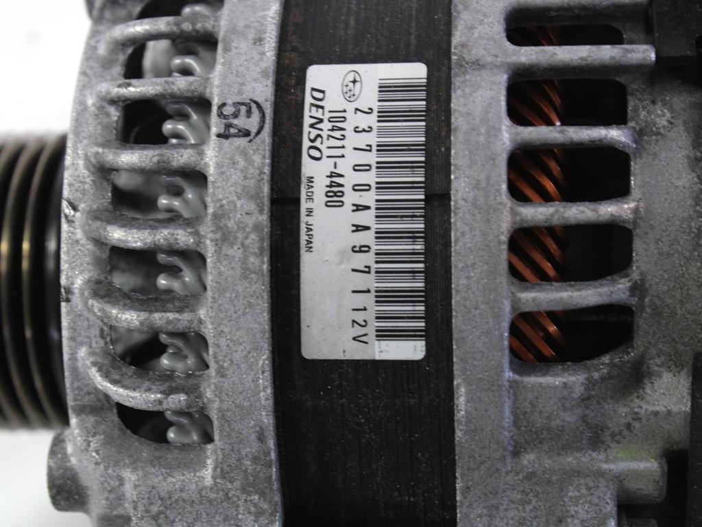 ALTERNATOR OEM N. 23700AA971 ORIGINAL REZERVNI DEL SUBARU XV MK2 GT (DAL 2017)BENZINA LETNIK 2019