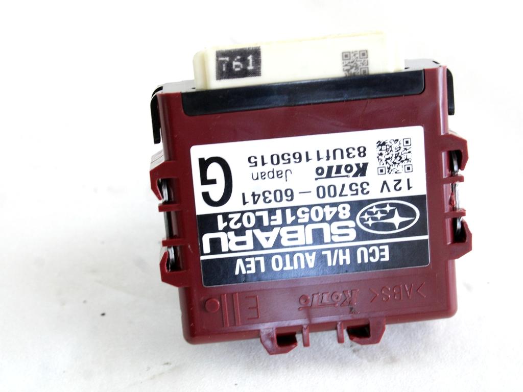 RACUNALNIK ZAROMETOV OEM N. 84051FL021 ORIGINAL REZERVNI DEL SUBARU XV MK2 GT (DAL 2017)BENZINA LETNIK 2019