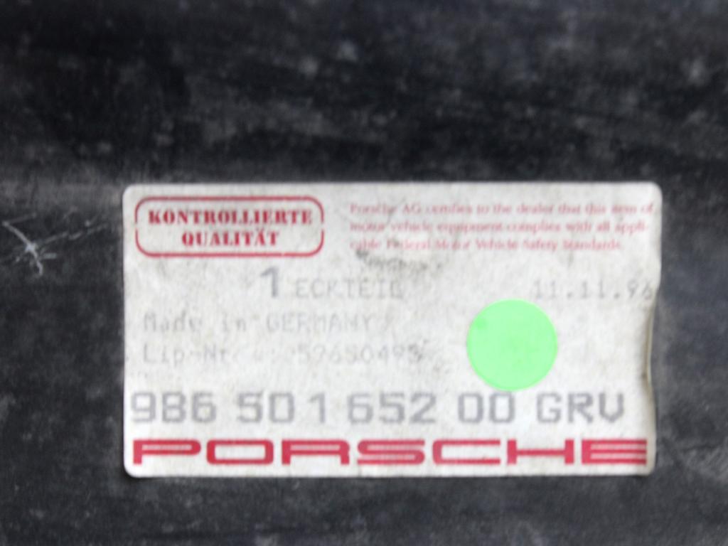 ZADNJA BOCNA STRAN OEM N. 98650165200 ORIGINAL REZERVNI DEL PORSCHE BOXSTER 986 (1996 - 2004)BENZINA LETNIK 2001