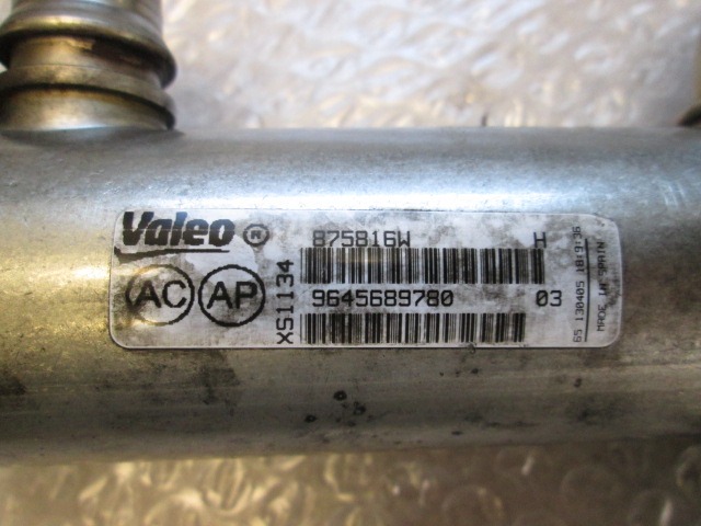 EGR VENTIL/IZMENJALNIK OEM N. 9645689780 ORIGINAL REZERVNI DEL PEUGEOT 407 6C 6D 6E BER/SW (2004 - 06/2008) DIESEL LETNIK 2005