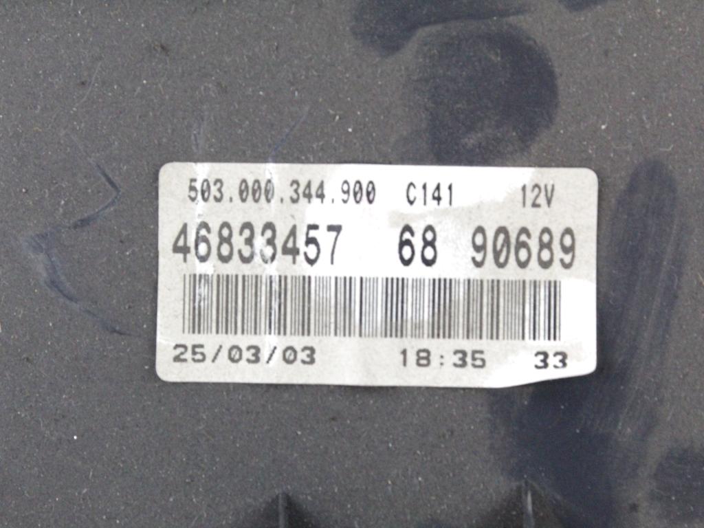 KILOMETER STEVEC OEM N. 46833457 ORIGINAL REZERVNI DEL FIAT PUNTO 188 188AX MK2 (1999 - 2003) DIESEL LETNIK 2003