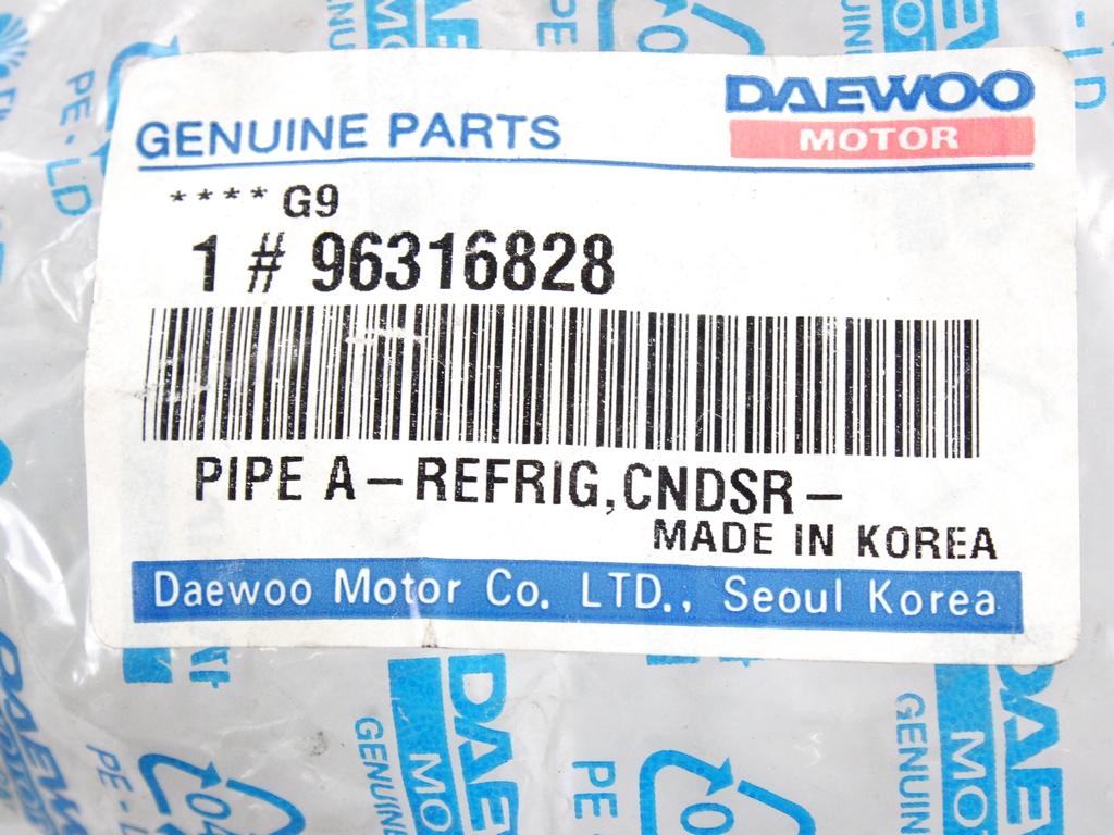PRIKLJUCKI A/C / HLADILNE LINIJE OEM N. 96316828 ORIGINAL REZERVNI DEL DAEWOO MATIZ KLYA (1998 - 2004) BENZINA LETNIK 2003
