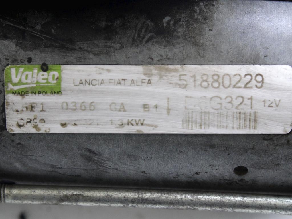 ZAGANJAC MOTORJA  OEM N. 51880229 ORIGINAL REZERVNI DEL FIAT PANDA 169 R (2009 - 2011) DIESEL LETNIK 2011