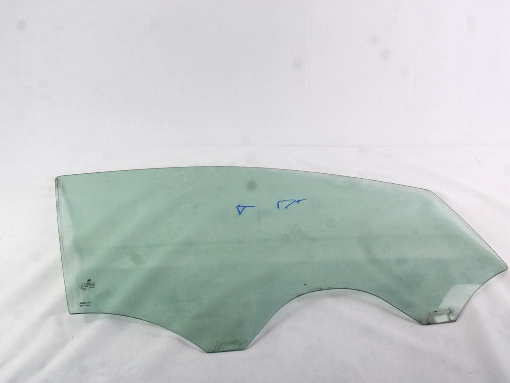 STEKLO SPREDNJIH DESNIH VRAT OEM N. 6R0845202A ORIGINAL REZERVNI DEL VOLKSWAGEN POLO 6R1 6C1 (06/2009 - 02/2014) DIESEL LETNIK 2011