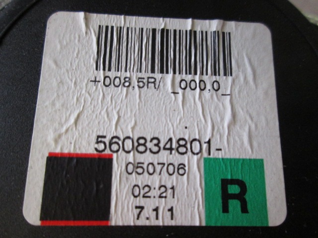 VARNOSTNI PAS OEM N. 5608348014 ORIGINAL REZERVNI DEL OPEL ASTRA H A04 L48,L08,L35,L67 5P/3P/SW (2004 - 2007) DIESEL LETNIK 2005