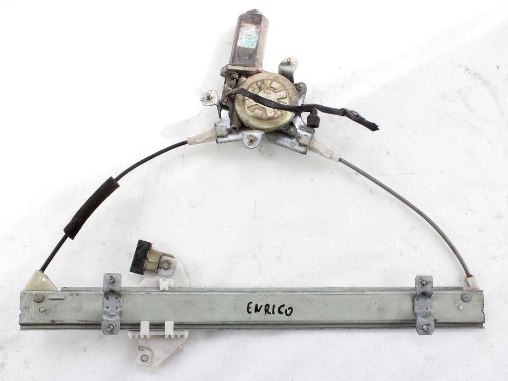 MEHANIZEM DVIGA SPREDNJIH STEKEL  OEM N. 4542 SISTEMA ALZACRISTALLO PORTA ANTERIORE ELETTRI ORIGINAL REZERVNI DEL HYUNDAI ACCENT X-3 MK1 (1995 - 08/1999)BENZINA LETNIK 1996