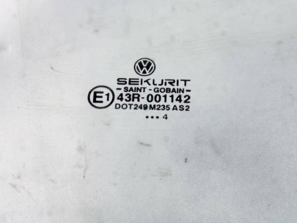 STEKLO SPREDNJIH DESNIH VRAT OEM N. 6Q4845202C ORIGINAL REZERVNI DEL VOLKSWAGEN POLO 9N (10/2001 - 2005) BENZINA LETNIK 2004
