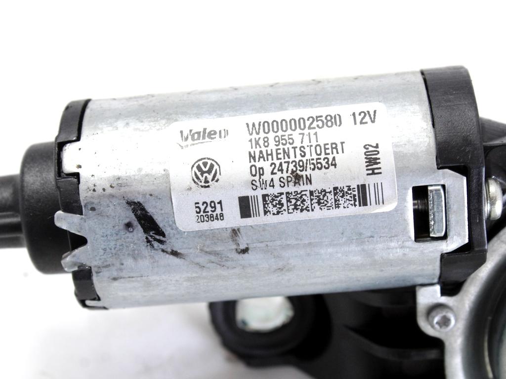 MOTORCEK ZADNJEGA BRISALCA OEM N. 1K8955711 ORIGINAL REZERVNI DEL VOLKSWAGEN SCIROCCO 137 138 MK3 (10/2008 - 06-2014)BENZINA LETNIK 2011