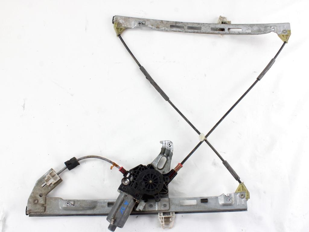 MEHANIZEM DVIGA SPREDNJIH STEKEL  OEM N. 9465 SISTEMA ALZACRISTALLO PORTA ANTERIORE ELETTRI ORIGINAL REZERVNI DEL PEUGEOT 206 / 206 CC 2A/C 2D 2E/K (1998 - 2003) BENZINA LETNIK 2001