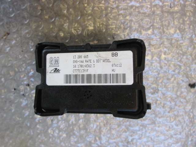 ESP OEM N. 13208665 ORIGINAL REZERVNI DEL OPEL ZAFIRA B A05 M75 (2005 - 2008) DIESEL LETNIK 2007