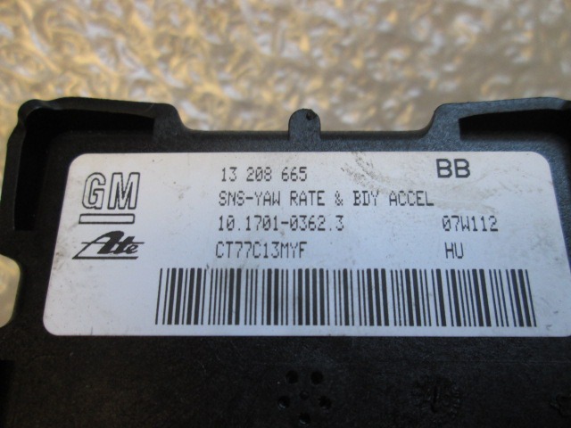 ESP OEM N. 13208665 ORIGINAL REZERVNI DEL OPEL ZAFIRA B A05 M75 (2005 - 2008) DIESEL LETNIK 2007