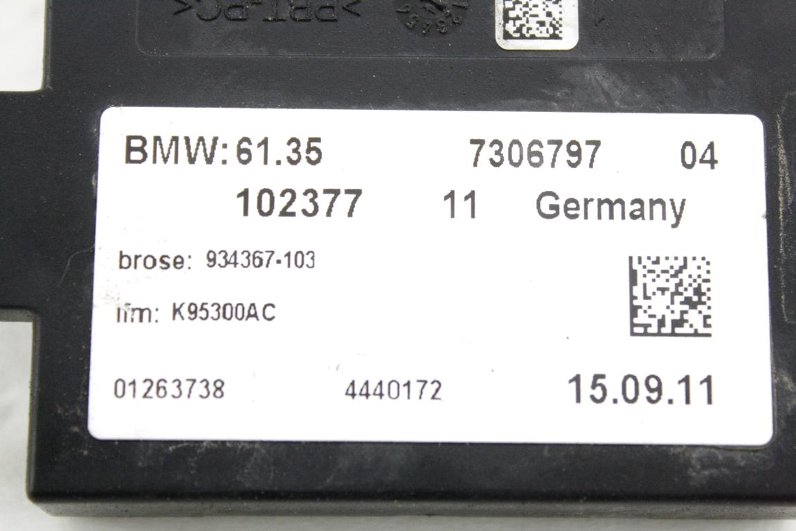 RAZNE KRMILNE ENOTE  OEM N. 61357306797 ORIGINAL REZERVNI DEL BMW SERIE 5 F10 F11 (2010 - 2017) DIESEL LETNIK 2011