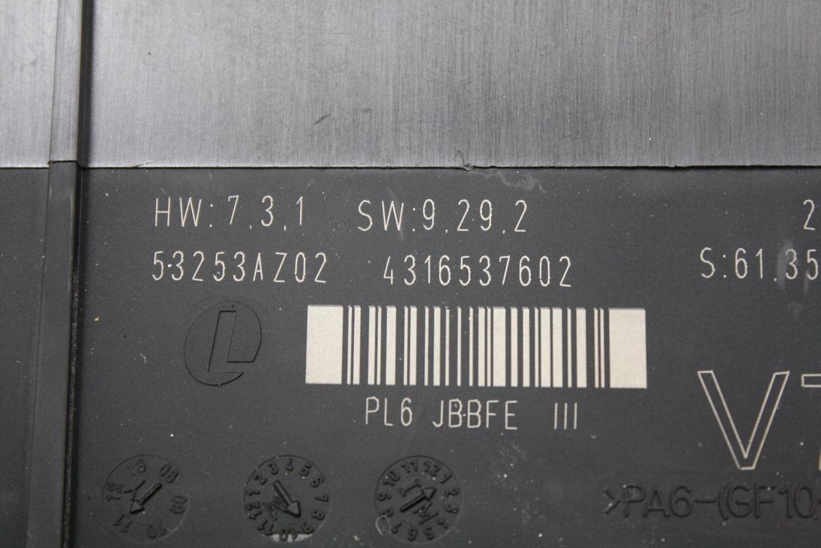 RAZNE KRMILNE ENOTE  OEM N. 61359267468 ORIGINAL REZERVNI DEL BMW SERIE 5 F10 F11 (2010 - 2017) DIESEL LETNIK 2011