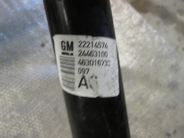 ZADNJI LEVI AMORTIZER OEM N. 22214574 ORIGINAL REZERVNI DEL OPEL ZAFIRA B A05 M75 (2005 - 2008) DIESEL LETNIK 2007