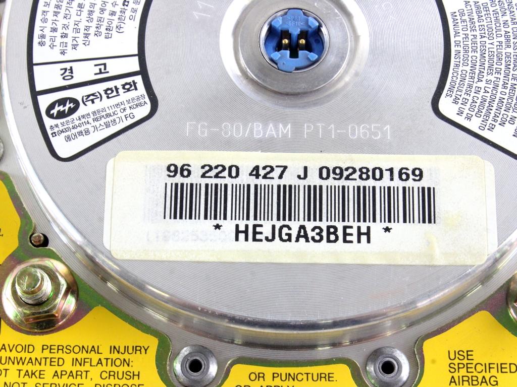 AIRBAG VOLAN OEM N. 96220427 ORIGINAL REZERVNI DEL DAEWOO LANOS T100 (1997 - 2002)BENZINA LETNIK 2001