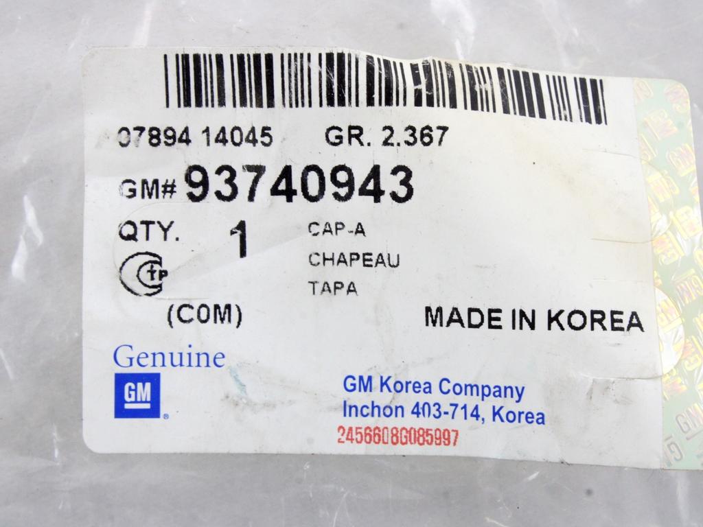 93740943 CALOTTA SPINTEROGENO CHEVROLET MATIZ 1.0 G 47KW 5M 5P (2008) RICAMBIO NUOVO