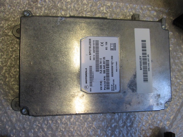 RACUNALNIK TELEFONA  OEM N. 7L5035741E ORIGINAL REZERVNI DEL PORSCHE CAYENNE 9PA MK1 (2003 -2008) BENZINA LETNIK 2004