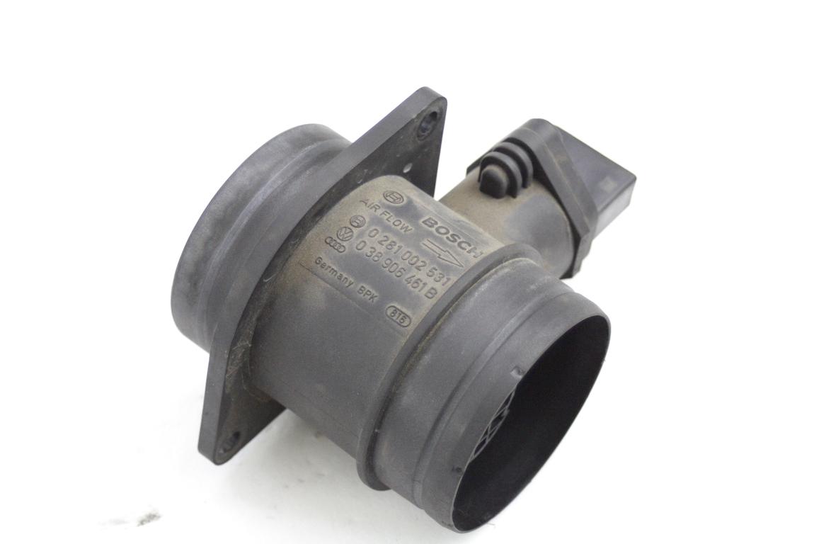 MERILNIK PRETOKA ZRAKA / MERILNIK MASE ZRAKA OEM N. 038906461B ORIGINAL REZERVNI DEL VOLKSWAGEN POLO 9N R (2005 - 10/2009) DIESEL LETNIK 2006