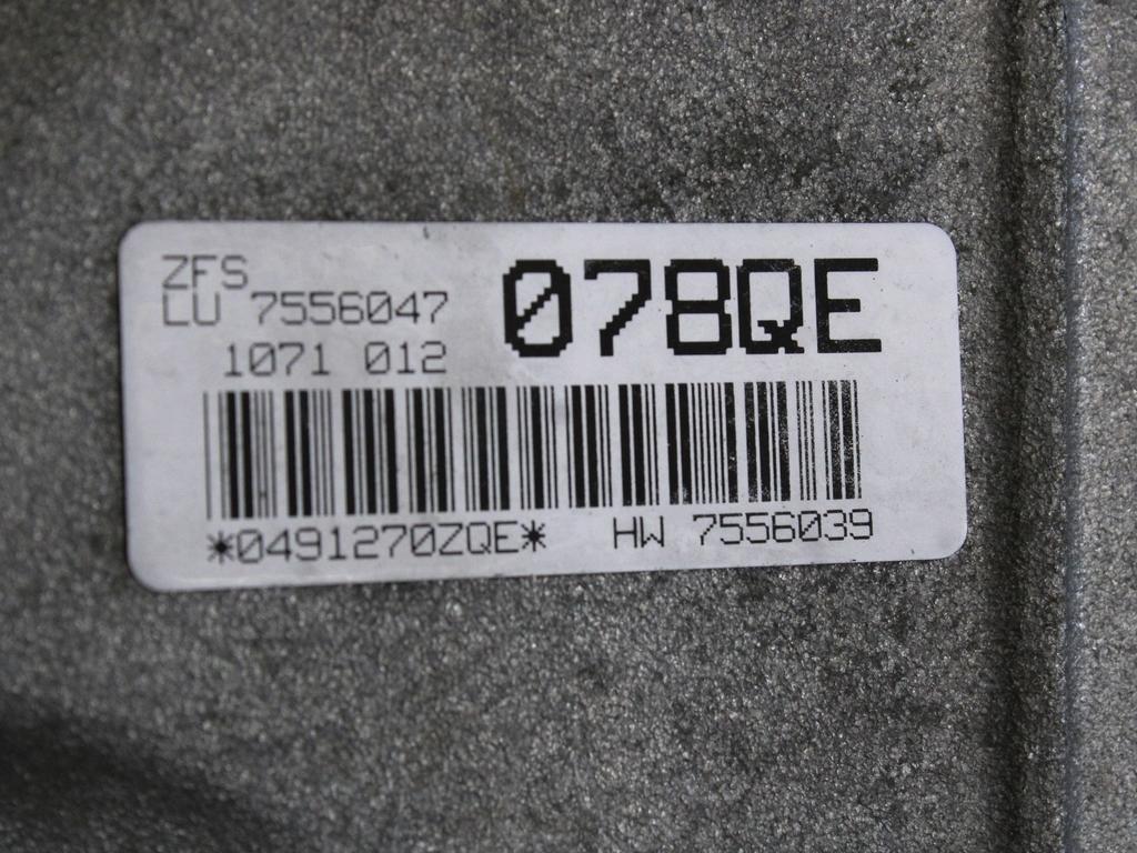 AVTOMATSKI MENJALNIK OEM N. 7556047 CAMBIO AUTOMATICO ORIGINAL REZERVNI DEL BMW SERIE 3 BER/SW/COUPE/CABRIO E90/E91/E92/E93 (2005 -2009) DIESEL LETNIK 2006