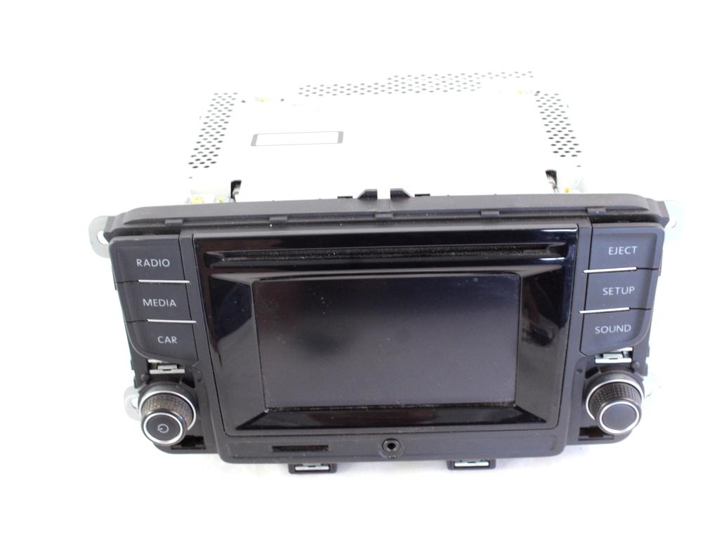 RADIO CD / OJACEVALNIK / IMETNIK HIFI OEM N. 6C0035867B ORIGINAL REZERVNI DEL VOLKSWAGEN POLO 6R1 6C1 R (02/2014 - 2017) DIESEL LETNIK 2015