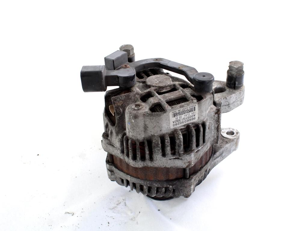 ALTERNATOR OEM N. 9666030280 ORIGINAL REZERVNI DEL CITROEN C3 MK2 SC (2009 - 2016) BENZINA/GPL LETNIK 2010