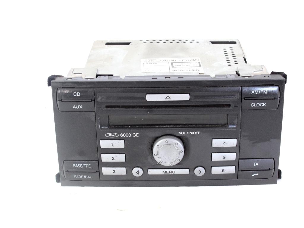 RADIO CD / OJACEVALNIK / IMETNIK HIFI OEM N. 7M5T-18C815-AB ORIGINAL REZERVNI DEL FORD FOCUS CMAX DM2 MK1 R (04/2007 - 2010) DIESEL LETNIK 2007