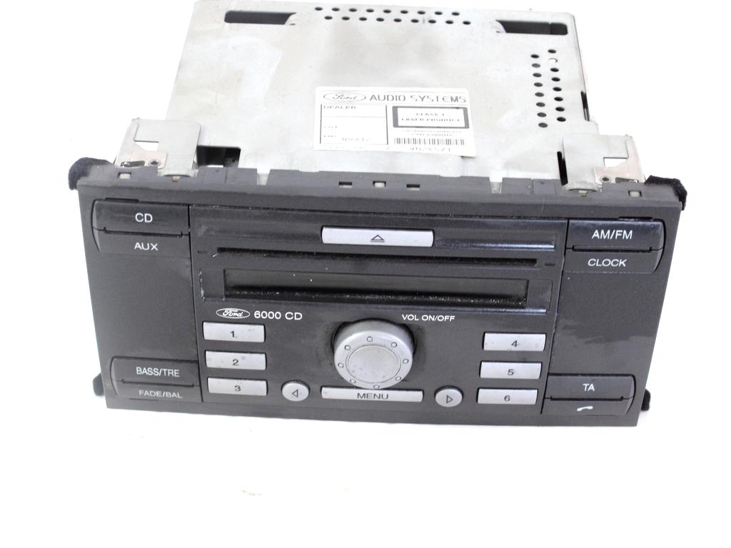 RADIO CD / OJACEVALNIK / IMETNIK HIFI OEM N. 7M5T-18C815-AB ORIGINAL REZERVNI DEL FORD FOCUS CMAX DM2 MK1 R (04/2007 - 2010) DIESEL LETNIK 2007