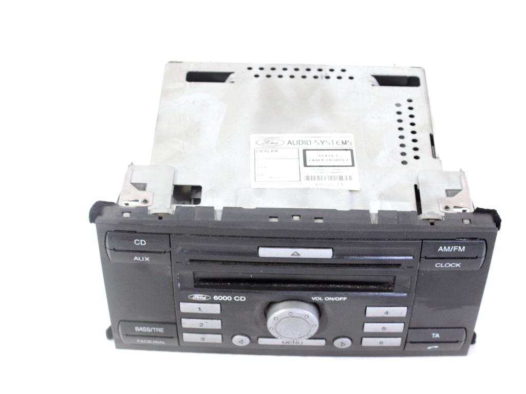 RADIO CD / OJACEVALNIK / IMETNIK HIFI OEM N. 7M5T-18C815-AB ORIGINAL REZERVNI DEL FORD FOCUS CMAX DM2 MK1 R (04/2007 - 2010) DIESEL LETNIK 2007