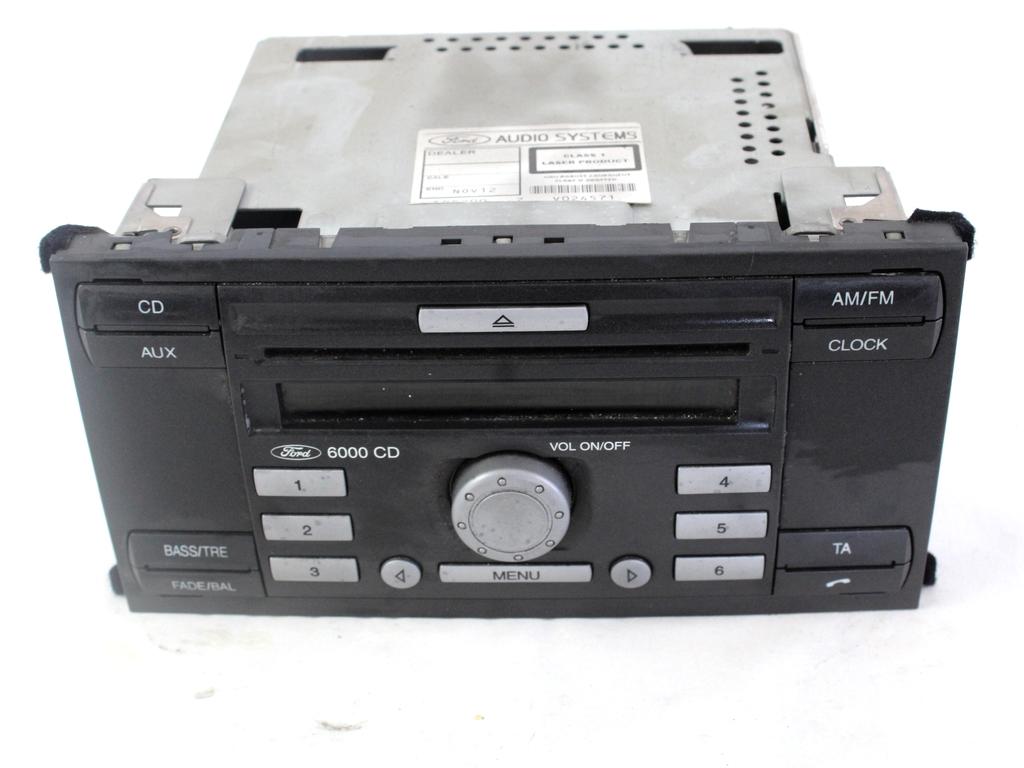 RADIO CD / OJACEVALNIK / IMETNIK HIFI OEM N. 7M5T-18C815-AB ORIGINAL REZERVNI DEL FORD FOCUS CMAX DM2 MK1 R (04/2007 - 2010) DIESEL LETNIK 2007