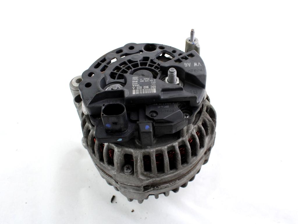 ALTERNATOR OEM N. 03C903023A ORIGINAL REZERVNI DEL VOLKSWAGEN SCIROCCO 137 138 MK3 (10/2008 - 06-2014)BENZINA LETNIK 2009