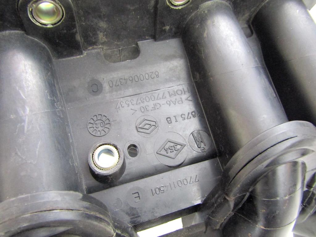 SESALNI KOLEKTOR OEM N. 7700873537 ORIGINAL REZERVNI DEL RENAULT CLIO BB CB MK2 R / CLIO STORIA (05/2001 - 2012) BENZINA LETNIK 2002