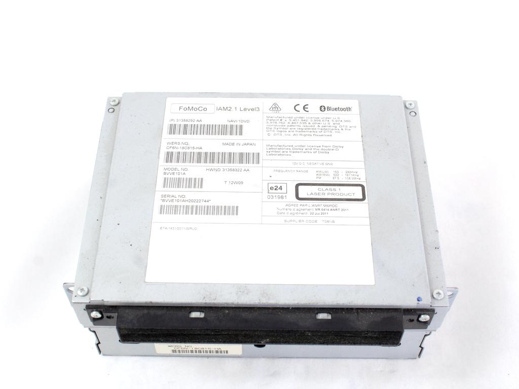 REZERVNI DELI, RADIJSKO-NAVIGACIJSKE NAPRAVE OEM N. 31358292AA ORIGINAL REZERVNI DEL VOLVO XC60 156 (2008 - 2013)DIESEL LETNIK 2012