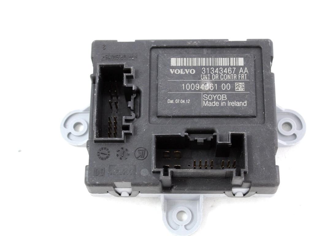 RACUNALNIK VRAT IN STEKEL OEM N. 31343467 ORIGINAL REZERVNI DEL VOLVO XC60 156 (2008 - 2013)DIESEL LETNIK 2012