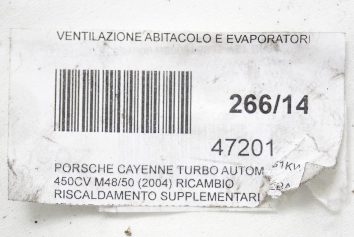 SAMOSTOJEN GRELEC / WEBASTO OEM N. 7L0819008B ORIGINAL REZERVNI DEL PORSCHE CAYENNE 9PA MK1 (2003 -2008) BENZINA LETNIK 2004