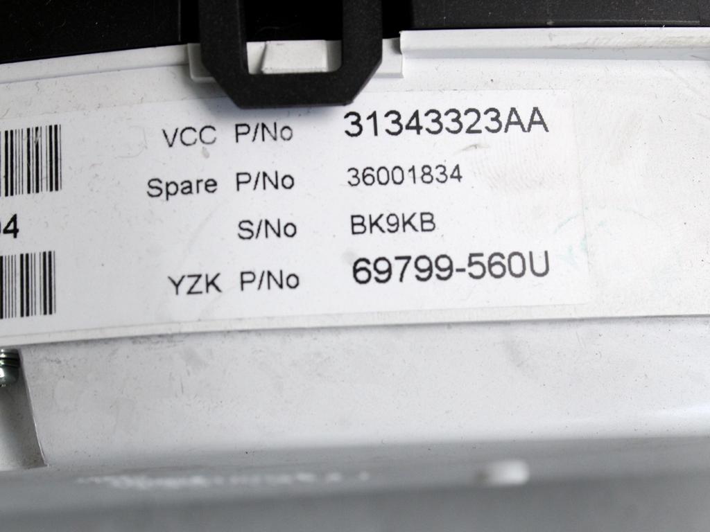 KOMPLET ODKLEPANJE IN VZIG  OEM N. 33385 KIT ACCENSIONE AVVIAMENTO ORIGINAL REZERVNI DEL VOLVO XC60 156 (2008 - 2013)DIESEL LETNIK 2012
